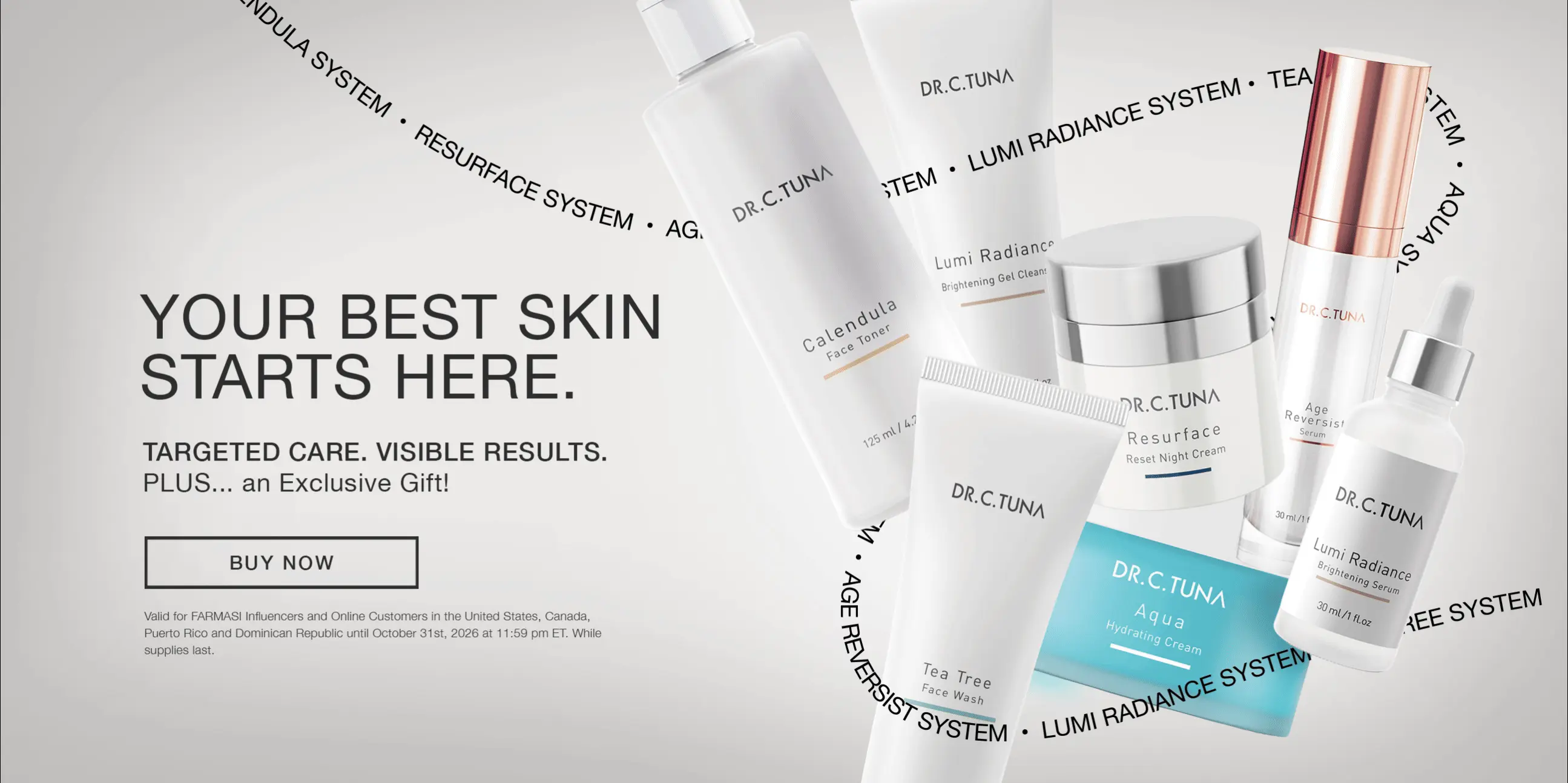DR. C. TUNA SKINCARE SYSTEMS
