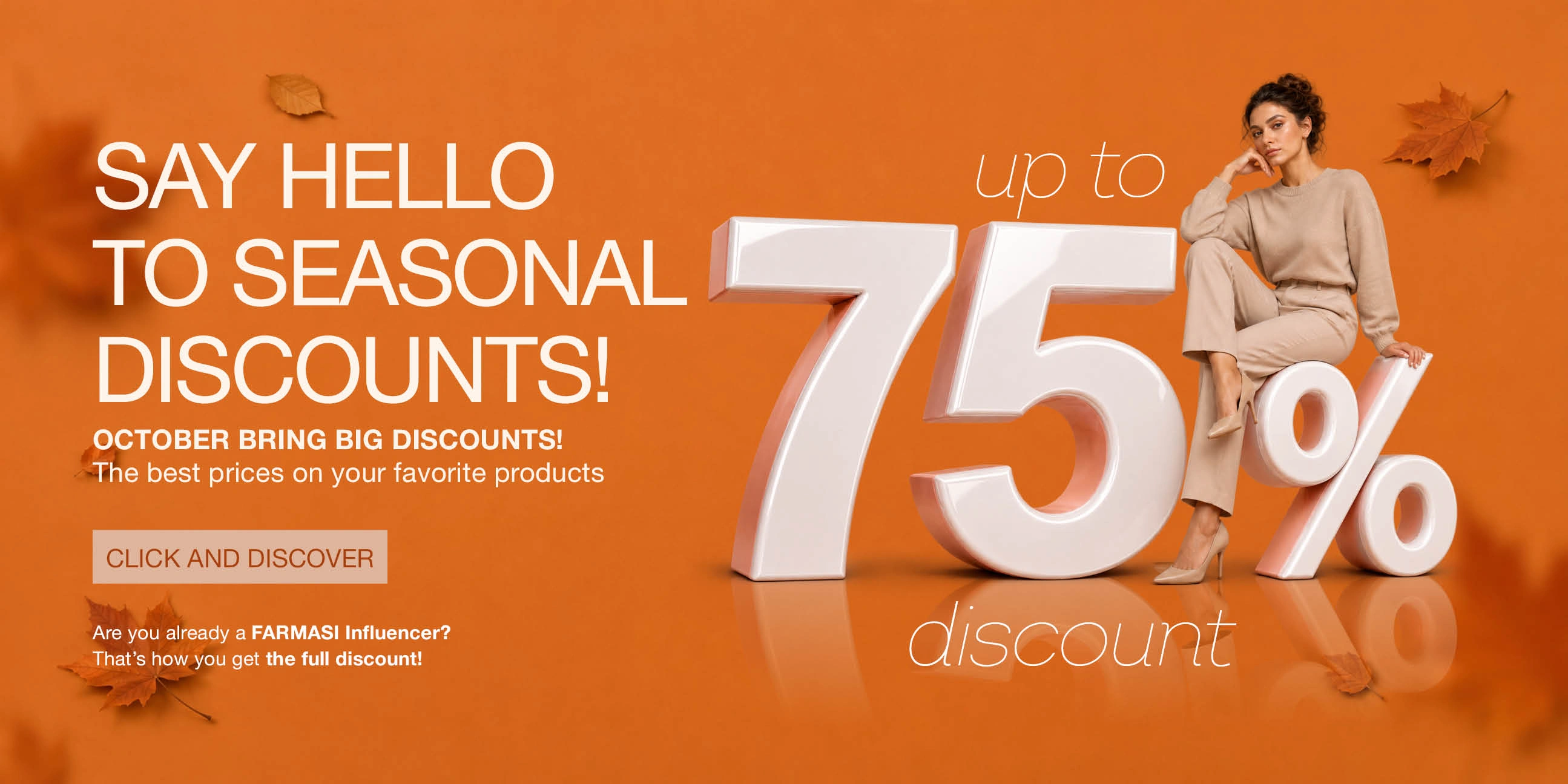 OCTOBER BRING BIG DISCOUNTS!