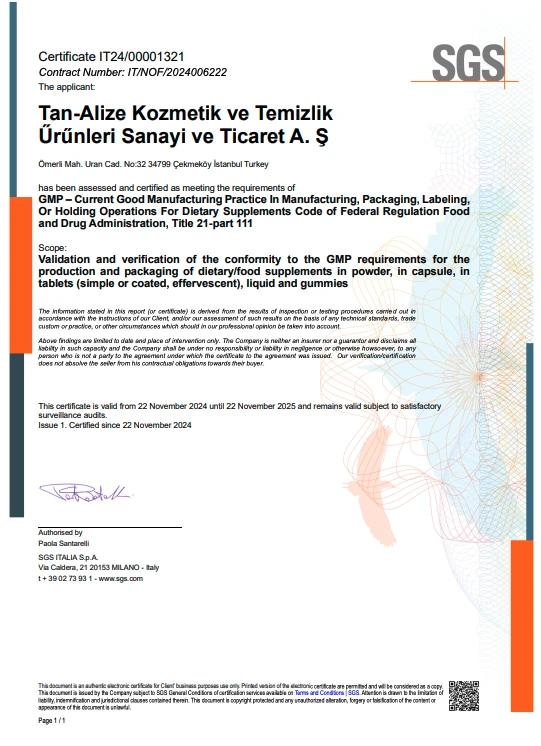 GMP Certificate