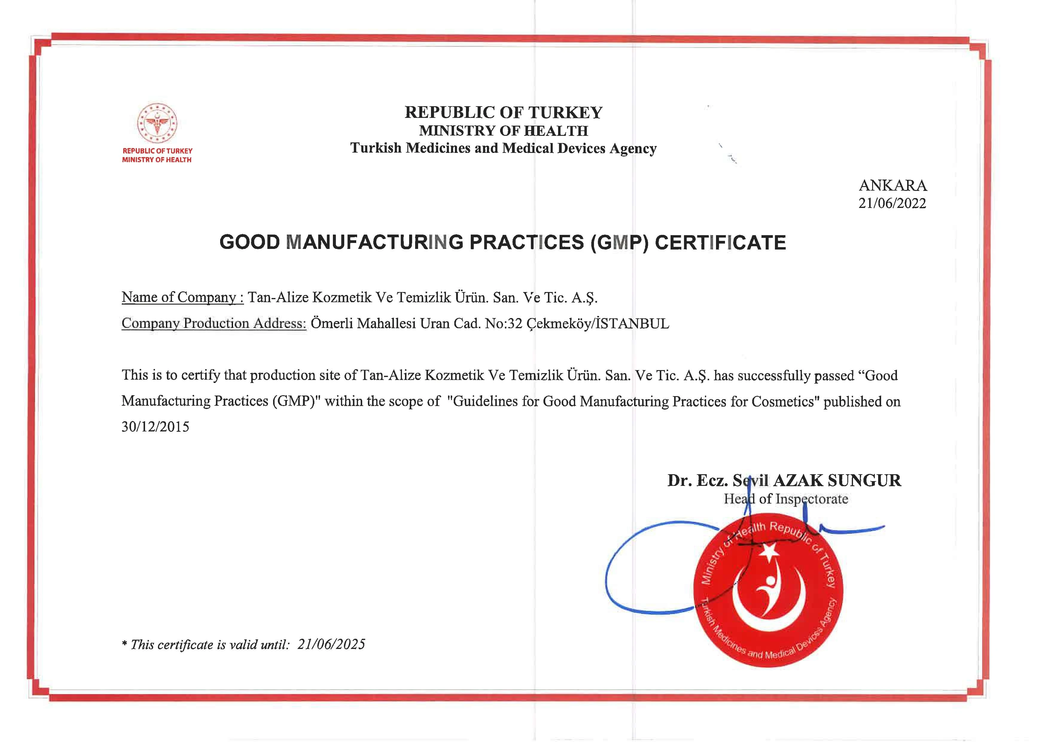 Ministry of Health GMP