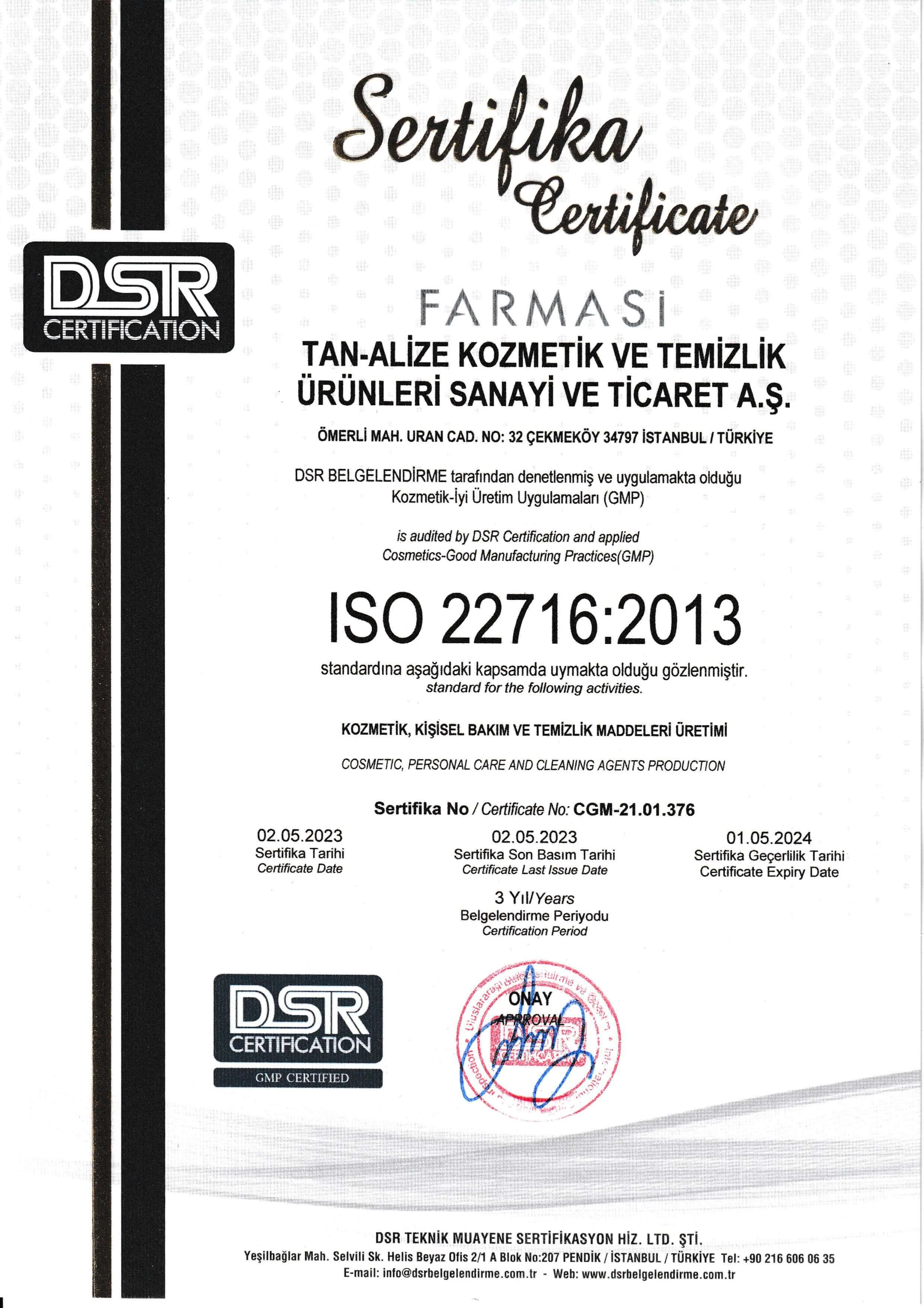ISO 22716