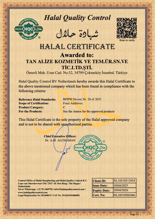 HALAL CERTIFICATE