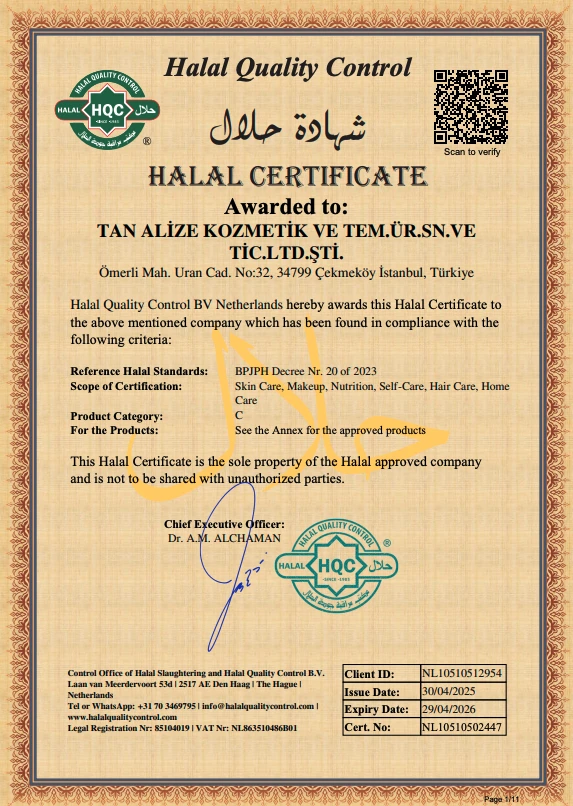 HALAL CERTIFICATE