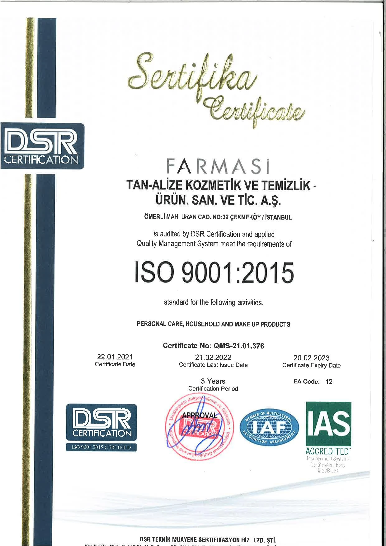ISO 9001:2015