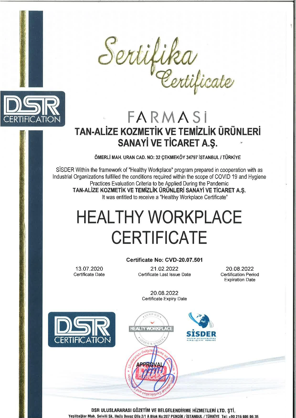 HEALTHY WORKPLACE
