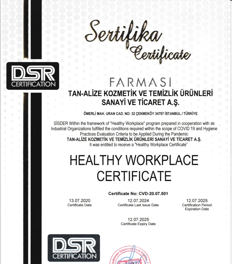 COVID TARAMA CERTIFICATES
