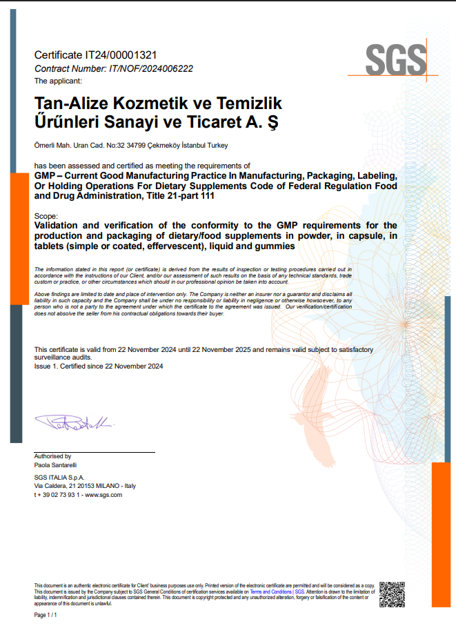 GMP Certificate