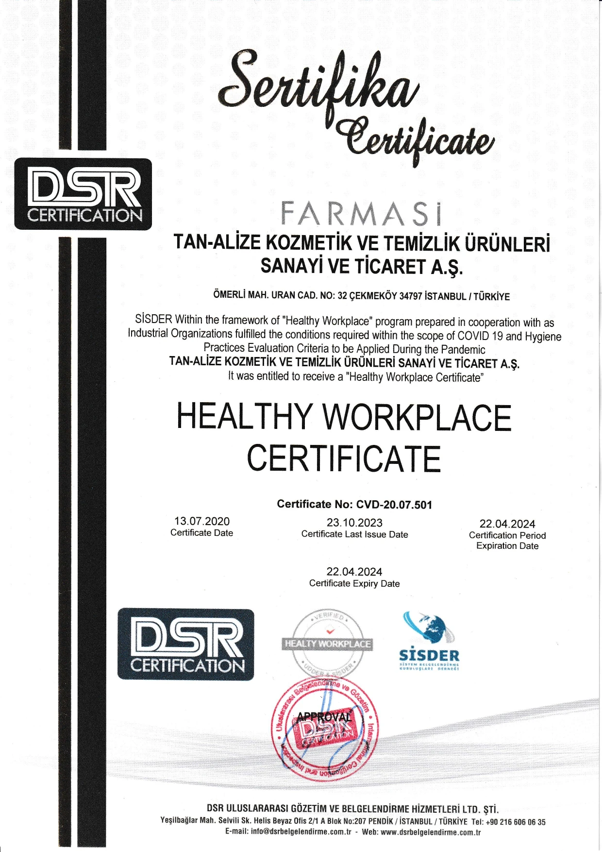 HEALTHY WORKPLACE