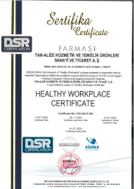IT2400001321 Tan-Alize Kozmetik GMP Sertifikası