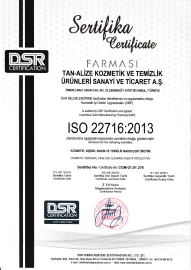 Tan-Alize 22716 ve GMP Belgesi